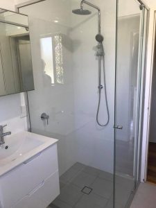 A new bathroom shower head install done for a customer