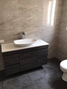 Picture of a bathroom rennovation job that was done
