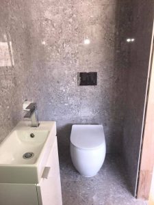 Toilet that was installed